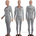 Femmes Jogging Suit en gros de Cutom Women Tracksuit